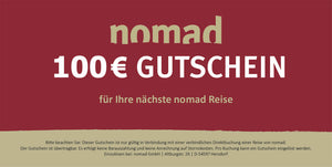 nomad Reise Gutschein